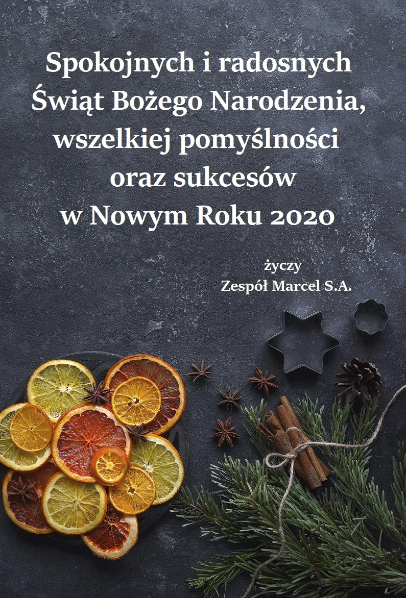 Wesołych Świąt życzy Marcel S.A.