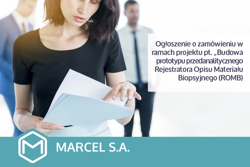 Ogłoszenie o zamówieniu w ramach projektu pt. ROMB